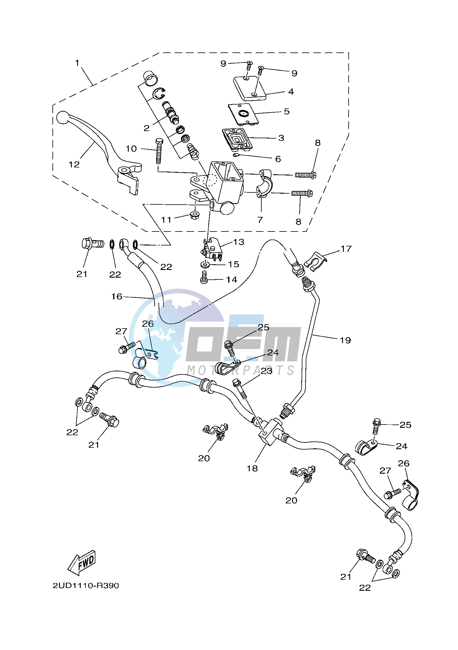 FRONT MASTER CYLINDER