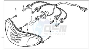 SUPER DUKE 125 drawing HEADLAMP CPL