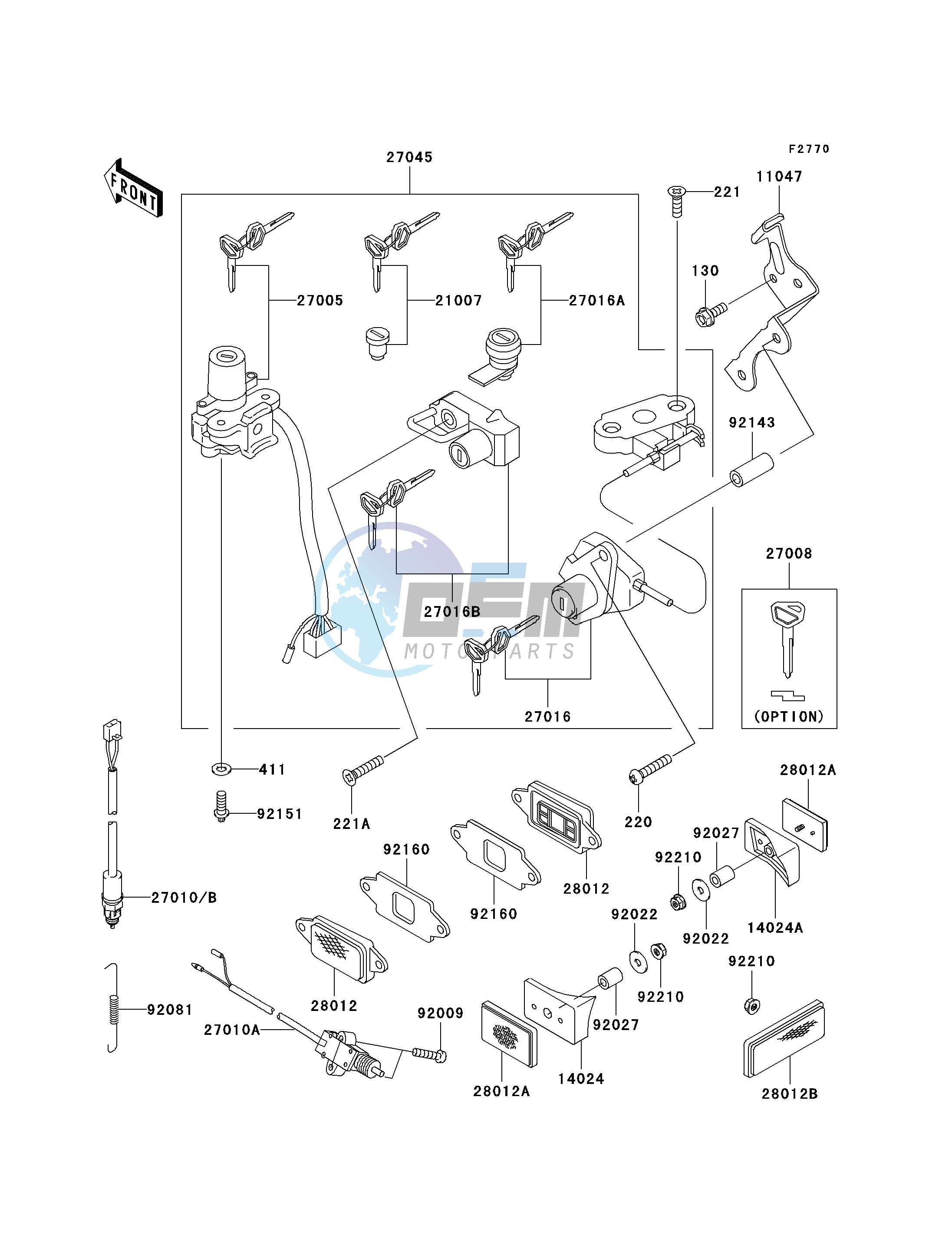 IGNITION SWITCH_LOCKS_REFLECTORS