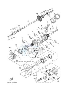 YXZ1000 YXZ10YMXJ (2HCR) drawing CRANKSHAFT & PISTON