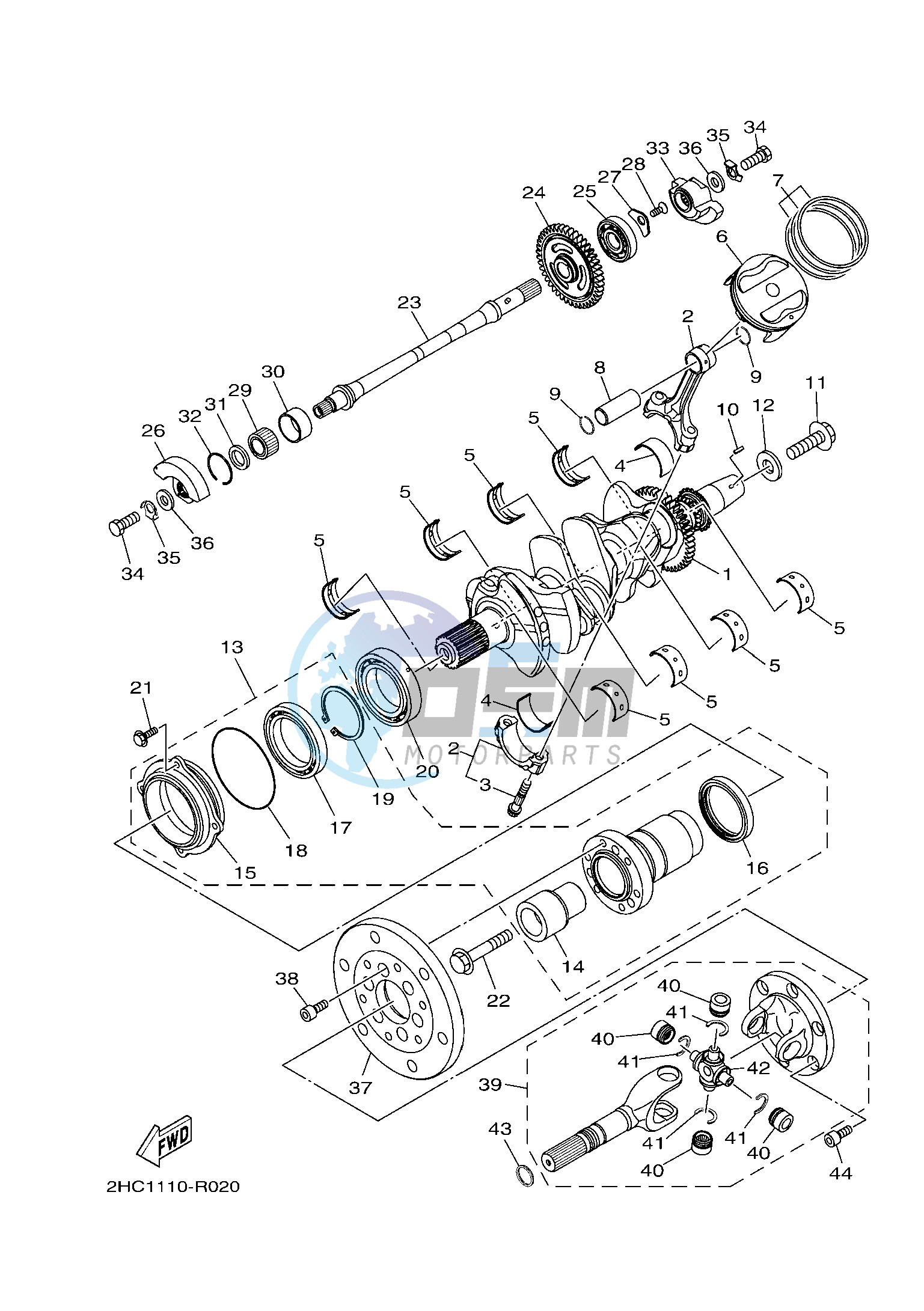 CRANKSHAFT & PISTON