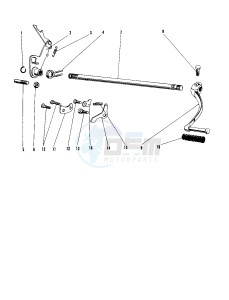 A1 250 SAMURAI drawing GEAR CHANGE MECHANISM