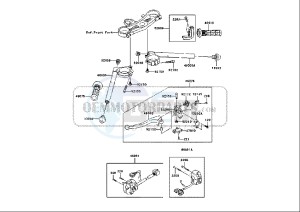 ZX-10R NINJA - 1000 cc (EU) drawing HANDLEBAR