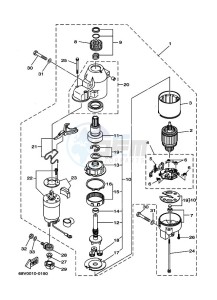 FL115AETX drawing STARTER-MOTOR