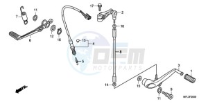 CBR1000RA9 Korea - (KO / ABS MME) drawing PEDAL