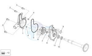 SXV 450 SXV 450-550 STREET LEGAL drawing Water pump