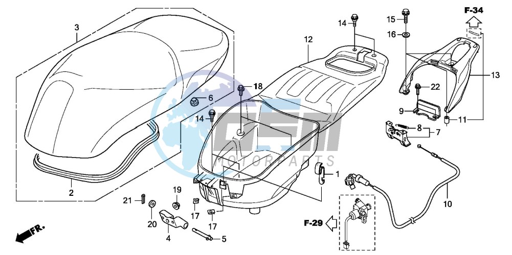 SEAT/LUGGAGE BOX