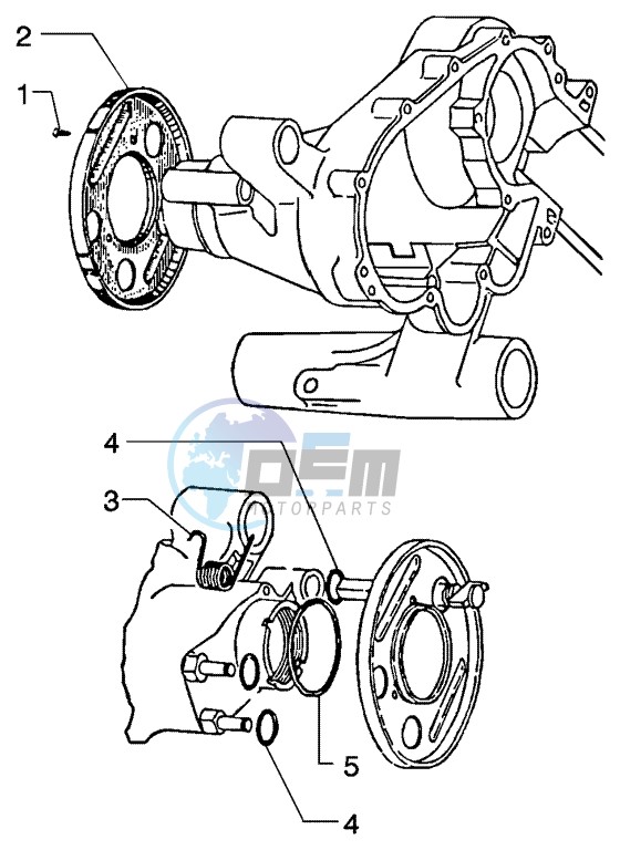 Dust cover plate-o ring