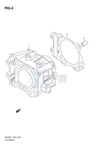 AN400 (E2) Burgman drawing CYLINDER