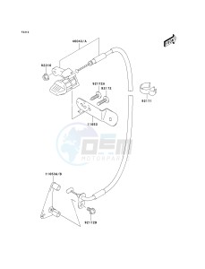 KSF 400 A [KFX400) (A1-A3) [KFX400) drawing REVERSE LOCK