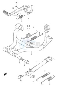 GSF650 (E2) Bandit drawing STAND