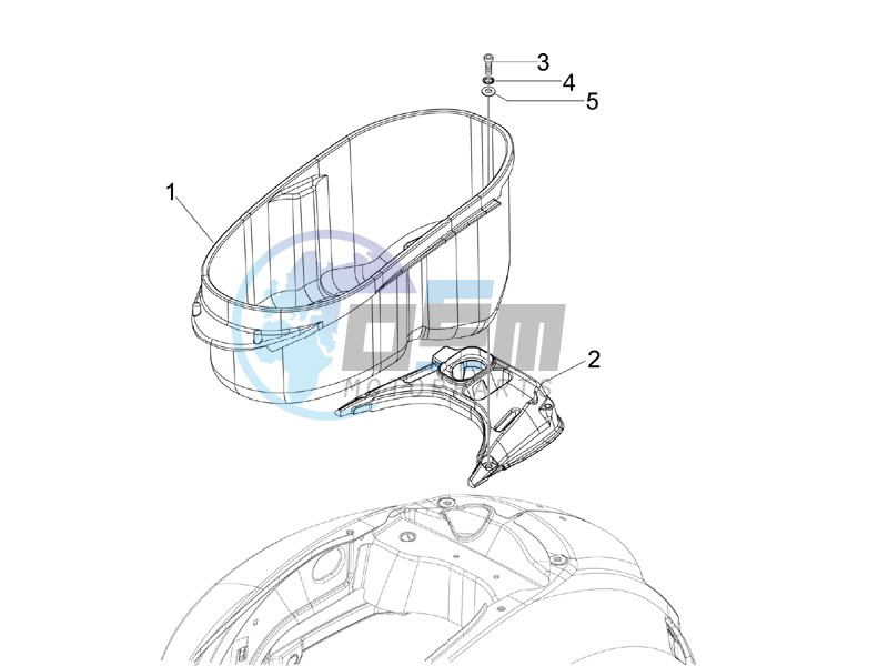 Helmet housing - Undersaddle