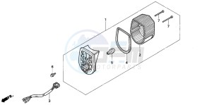 C50SW drawing TAILLIGHT