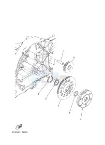 MW125 TRICITY 125 (2CMJ 2CMK) drawing STARTER