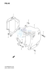 VLR1800 (E2) drawing SIDE LOWER COVER