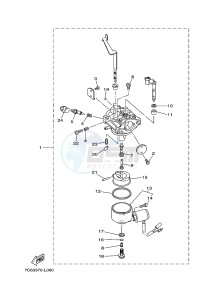 EF6600/E 357 (7C62 7C63 7C63 7C68) drawing CARBURETOR 2