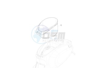 Sprint Sport 150 4T 3V iGet ABS (EMEA) drawing Helmet huosing - Undersaddle