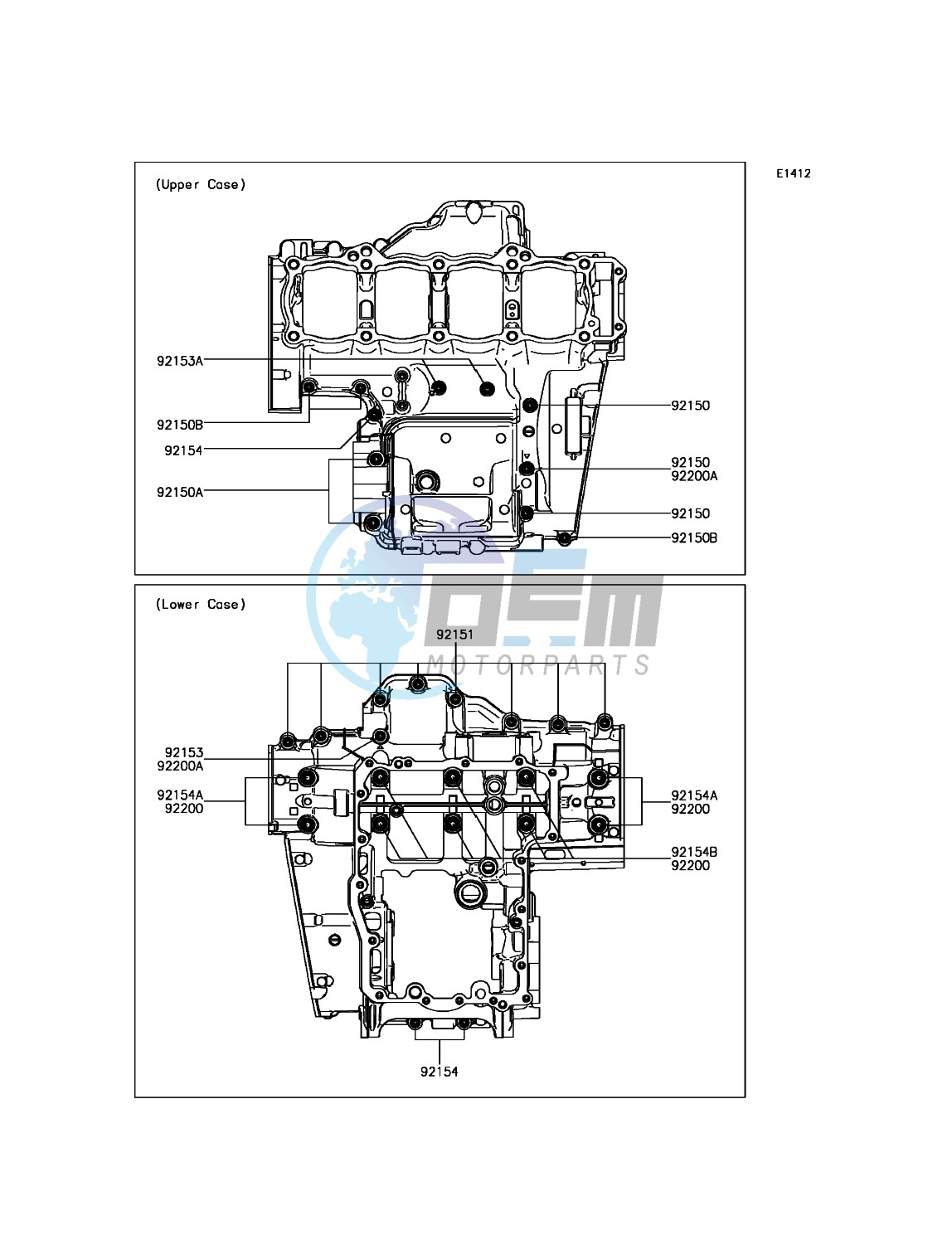 Crankcase Bolt Pattern