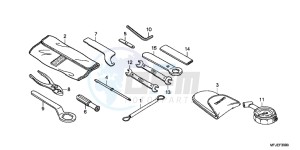 CBR600RRC drawing TOOLS