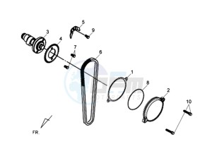 WOLF 125 SBN drawing CYLINDER HEAD SIDE COVER