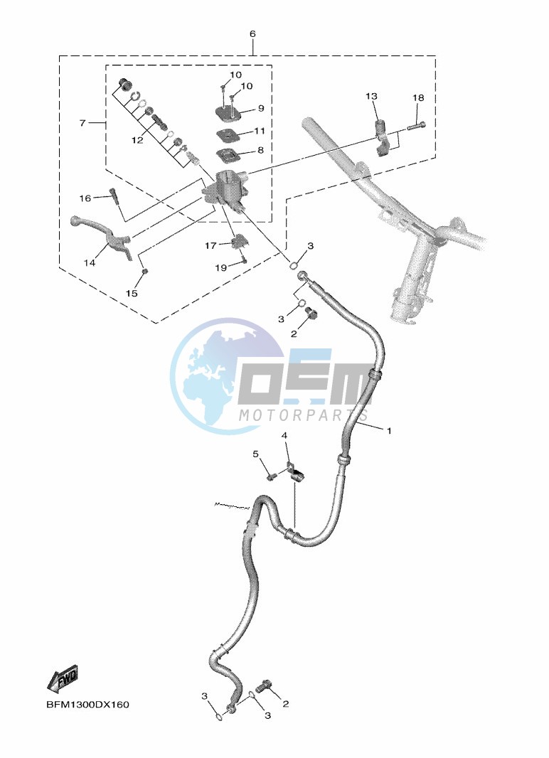 FRONT MASTER CYLINDER