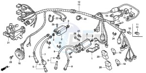 VT600C drawing WIRE HARNESS