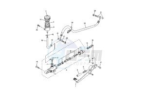 YZF-R1S 1000 drawing REAR MASTER CYLINDER