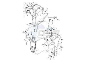 FZR 1000 drawing COWLING 3