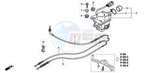 CBR900RE drawing SERVO MOTOR