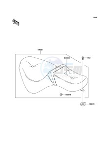 VN800 CLASSIC VN800B6F GB XX (EU ME A(FRICA) drawing Seat