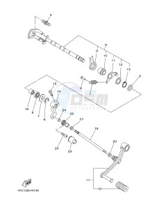 MT-09 TRACER MT09TRA TRACER 900 (2SCL) drawing SHIFT SHAFT