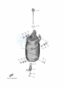 YXF1000EW YX10FRPAN (B4JA) drawing OIL TANK