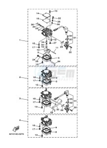 F50DETL drawing CARBURETOR