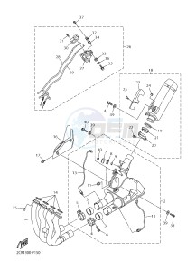 YZF-R1 998 R1 (2CR1 2CR2) drawing EXHAUST