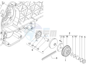 Liberty 200 4t (N15000U03) drawing Driving pulley