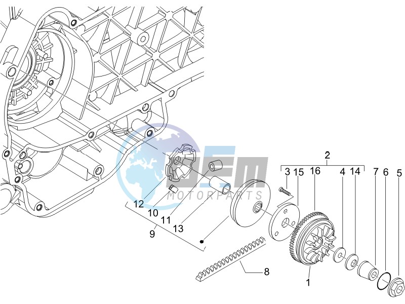 Driving pulley