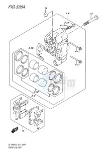 DL1000 ABS V-STROM EU drawing FRONT CALIPER