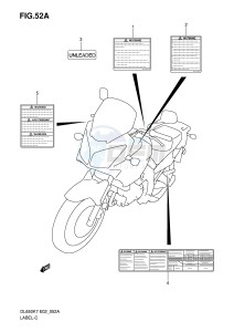 DL650 (E2) V-Strom drawing LABEL (MODEL K8 K9)