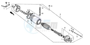 TRX500FA FOURTRAX FOREMAN drawing STARTING MOTOR