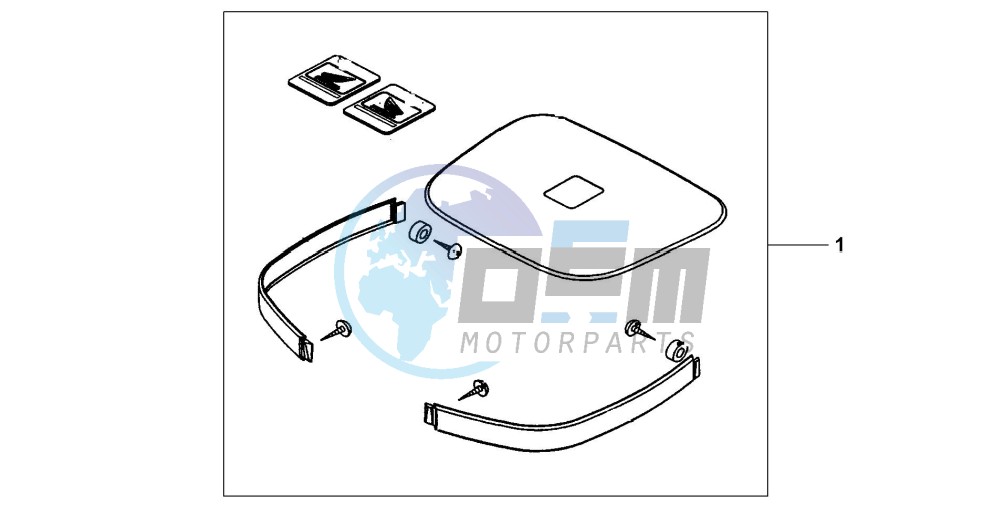 TOP BOX PANEL KIT - NH-A13M