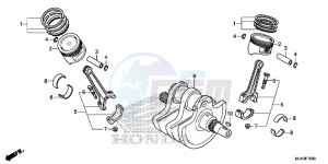 VT750CSD Shadow - VT750CS-D 2ED - (2ED) drawing CRANKSHAFT