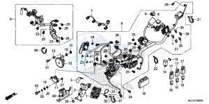 CB650FAH 2ED - (2ED) drawing WIRE HARNESS