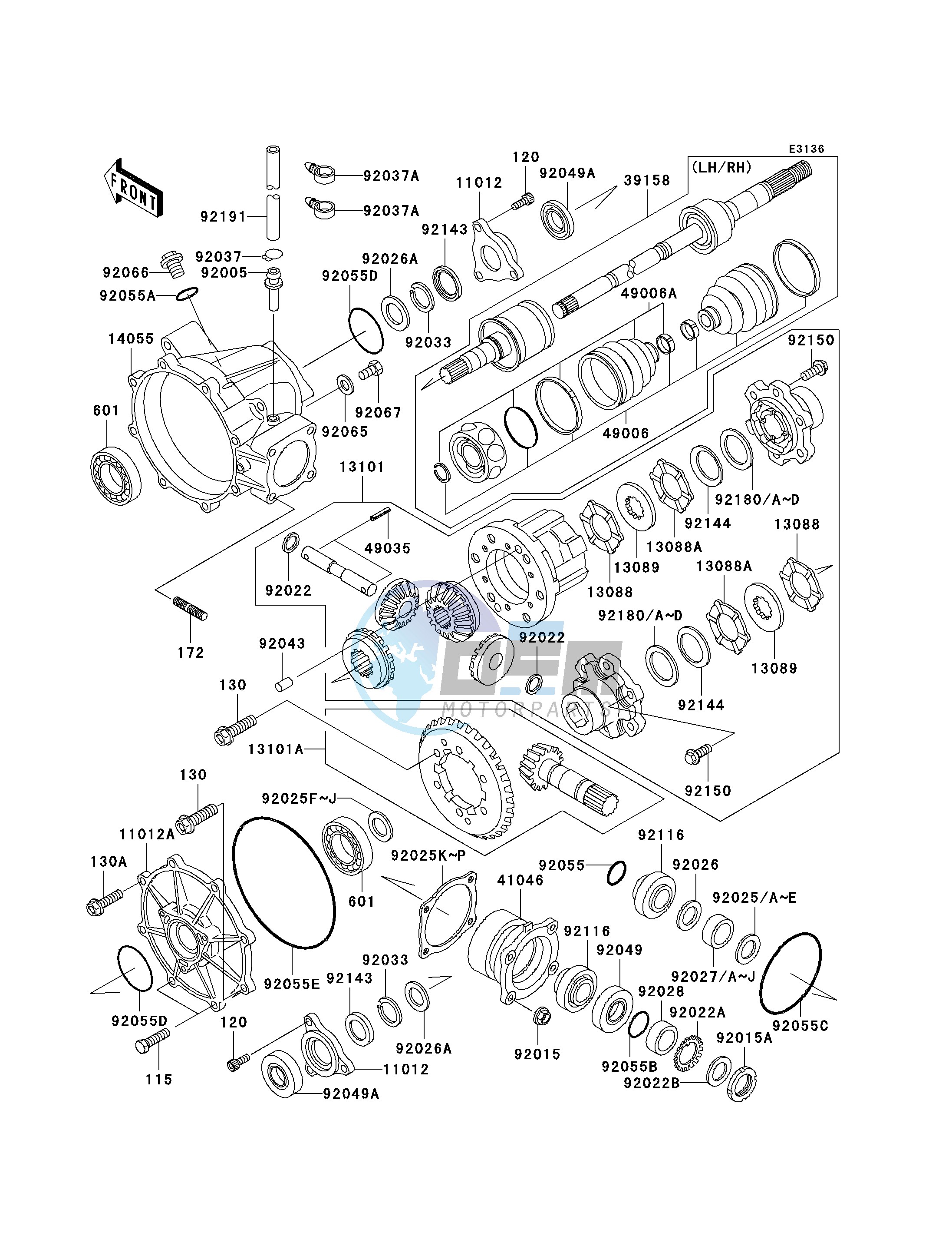 DRIVE SHAFT-FRONT