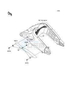 NINJA ZX-6R ZX600RDF FR GB XX (EU ME A(FRICA) drawing Chain Cover