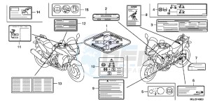 CBF1000FAB drawing CAUTION LABEL