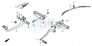 TRX450FM drawing STEP (TRX450FM)