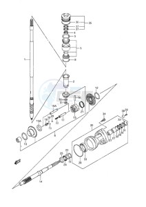 DF 250 drawing Transmission (DF 250S)