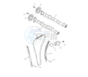 YZF R6 50TH 600 drawing CAMSHAFT AND TIMING CHAIN