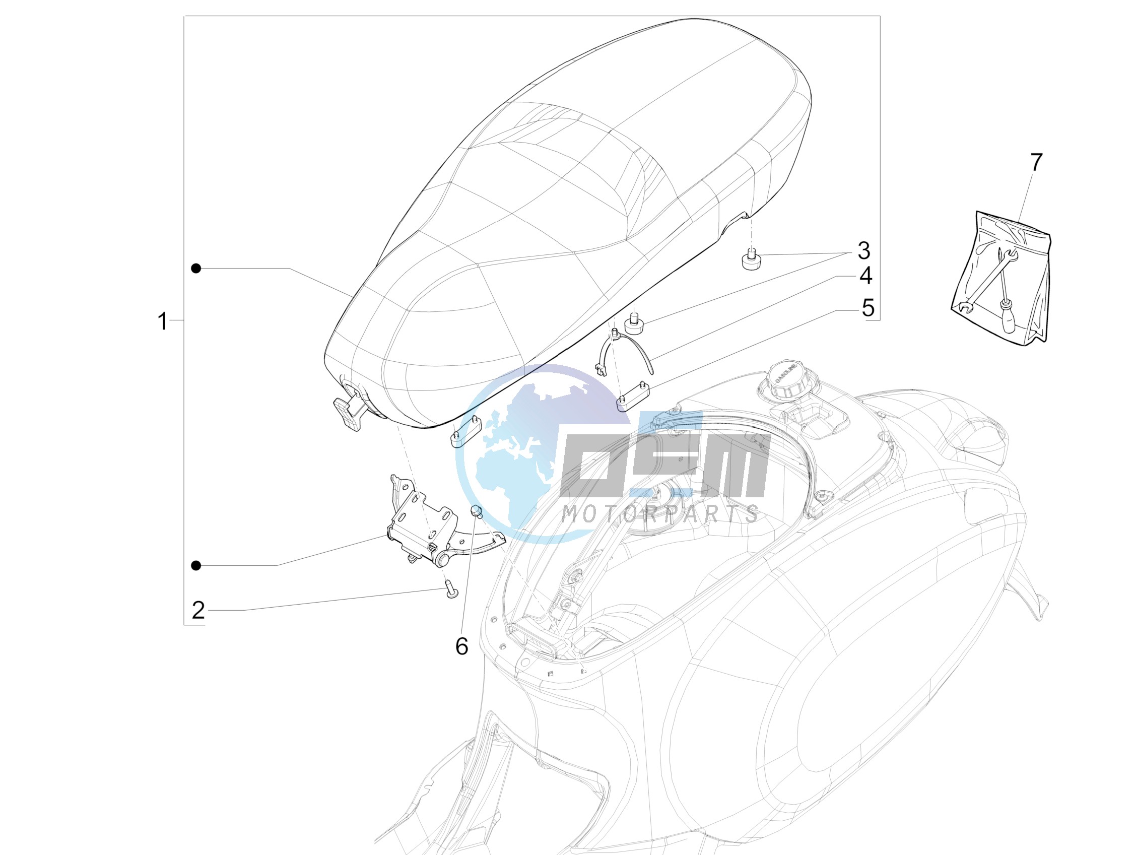 Saddle/seats