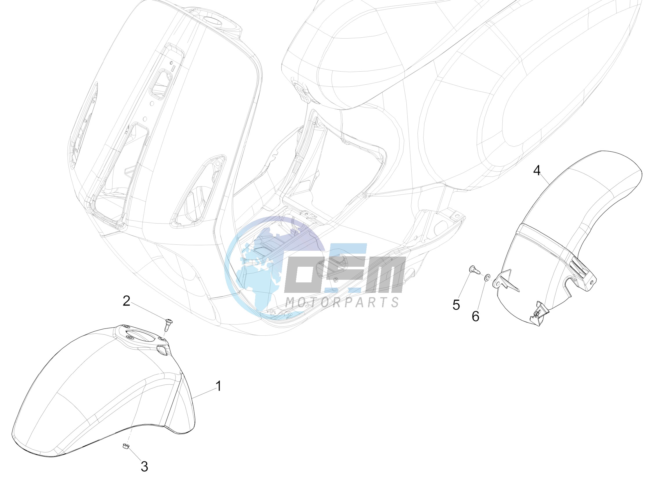 Wheel housing - Mudguard